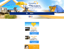 Tablet Screenshot of camping-de-mindin.com